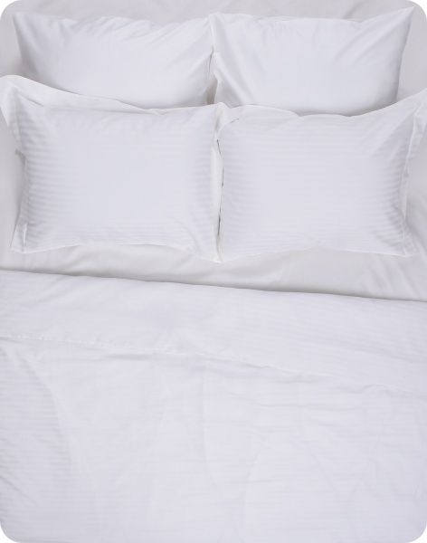 Комплект постільної білизни 2.0 кремовий MOSY LINE 