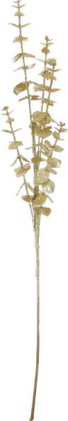 Веточка декоративная 74 см золотая YZA000700