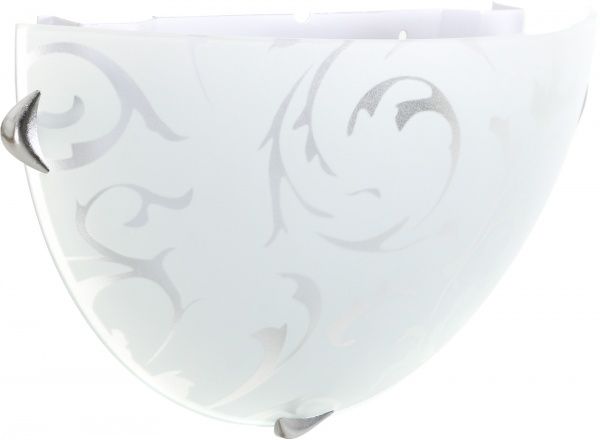 Світильник настінний УТ Сяйво НПБ Вензель 1x60 Вт E27 білий 1504 