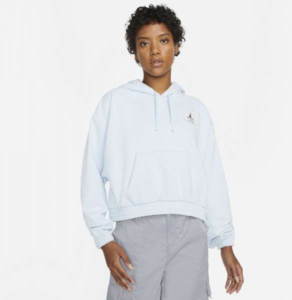 Джемпер Jordan W J ESSEN FLEECE HOODIE DD6998-438 р. XL голубой