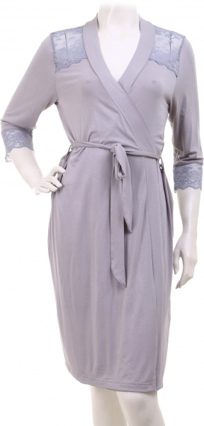 Халат жіночий megotex Moon р. L сріблясто-сірий