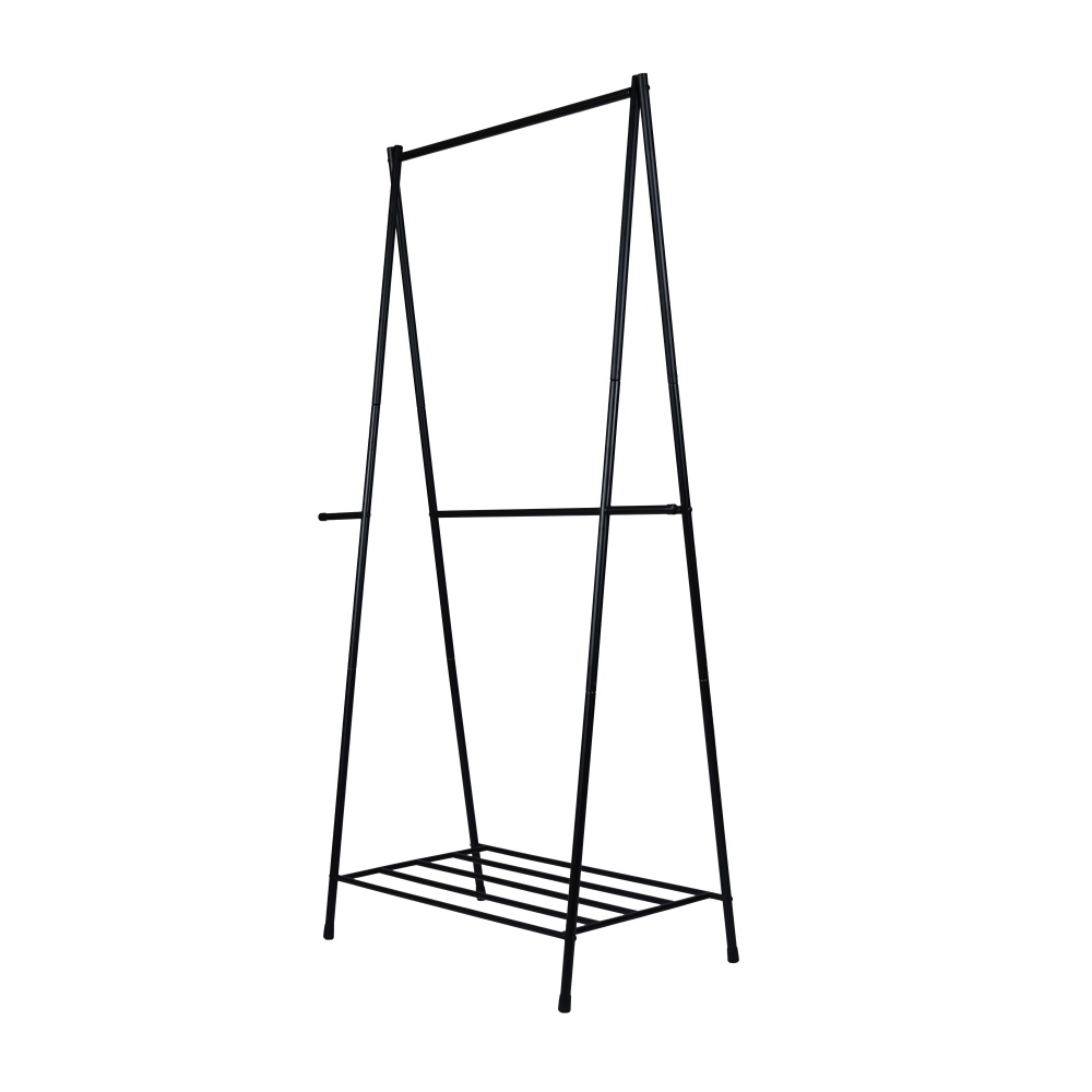 Вешалка для одежды 23170 с полкой для обуви 1050х465х1700 мм черный