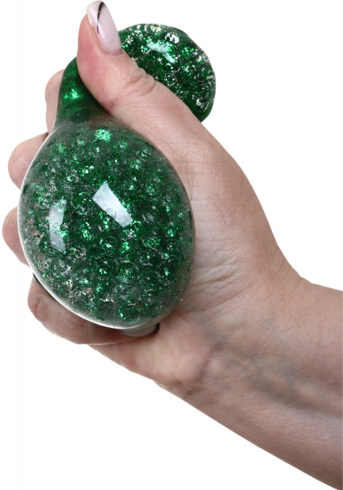 Игрушка-антистресс PIXIE блестящий мяч 70 мм в ассорт. CKS-10483