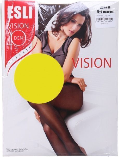Колготки женские ESLI Vision Classic р. 4 40 den marrone 2 пар 