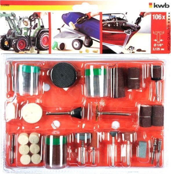 Набір KWB оснастки для гравера 105 предметів 5109-00