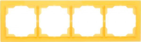 Рамка чотиримісна ABB NEO універсальна помаранчевий 3901M-A00140 43