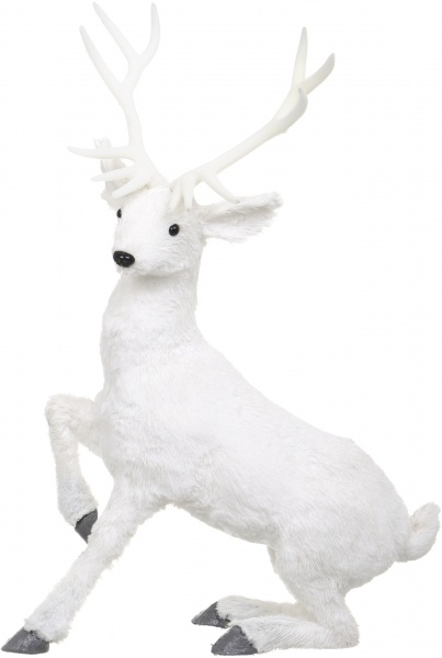 Декоративная фигура Олень сидячий B40925PM-W 72 см 