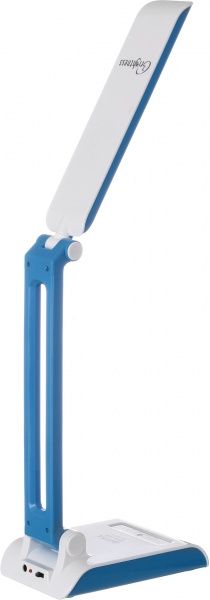 Настольная лампа офисная Divya LED аккумуляторная 3,5 Вт синий RE1027-2 