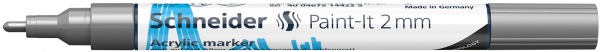 Маркер акриловый Schneider Paint-it 310 2 мм S120154 серебряный 