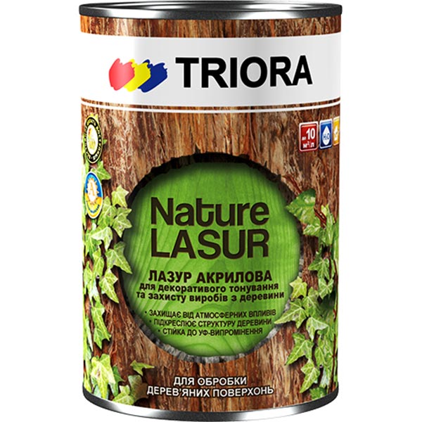 Лазур Triora акрилова каштан напівмат 1 л