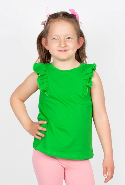 Майка для девочек Roksana CACTI р.92-98 зеленый №0083/16087 