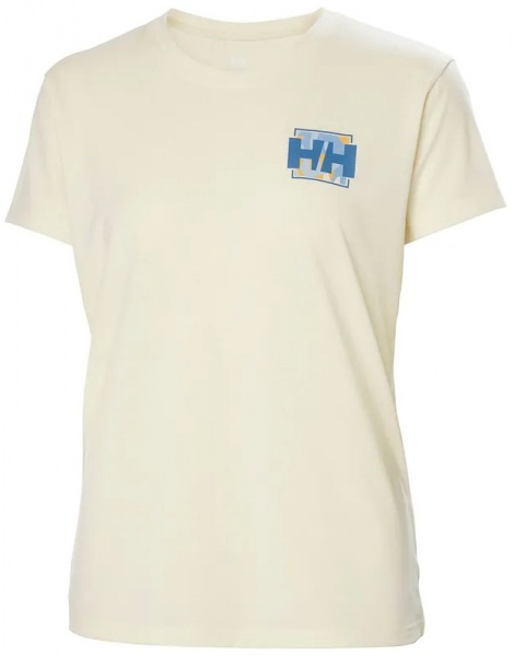 Футболка Helly Hansen W SKOG RECYCLED GRAPHIC TEE 63083-513 р.XS блакитний