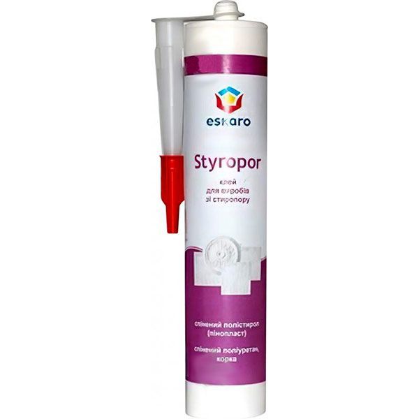 Клей Eskaro для стельових плит STYROPOR 300 мл 