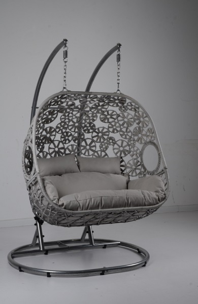 Кресло-кокон Bella Vita Жасмин подушка серая