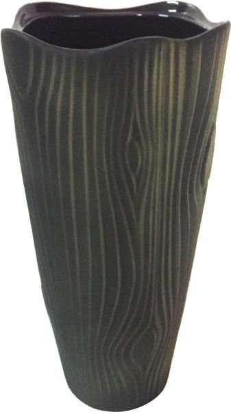 Ваза керамическая серая Анабэль 35 см Наша Кераміка