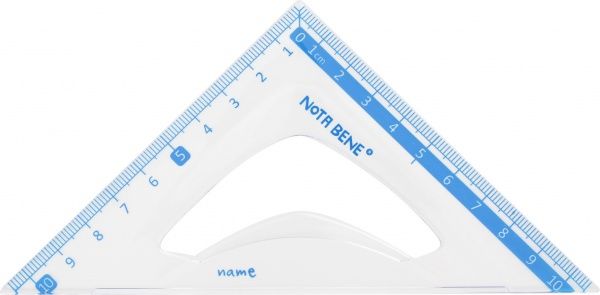 Набор для черчения прозрачный 20 см Nota Bene