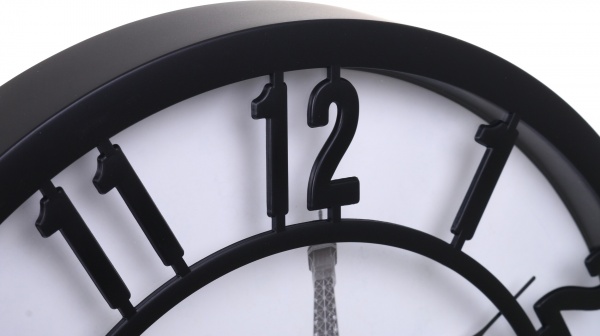 Часы настенные Paris 30х30х5 см (WSH-0198) черный