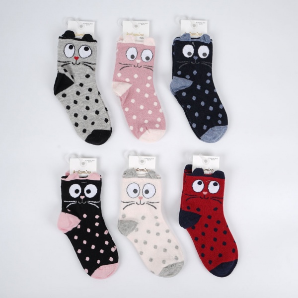Носки для девочек KATAMINO K21016 р.7-8 темно-синий 