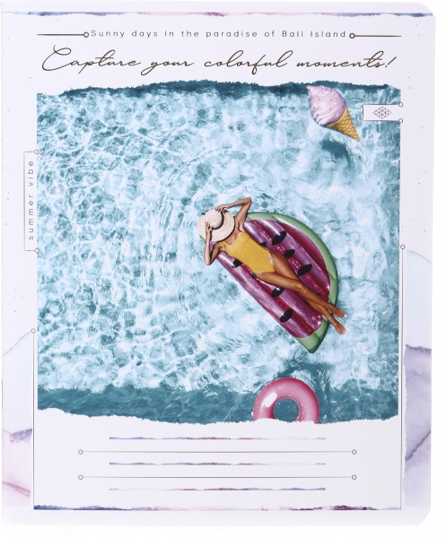 Тетрадь школьная 48 листов в клетку Айвори серия 4