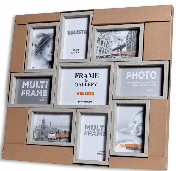 Мультирамка Velista 8х10х15 и 1х13х18 см 9 фото неформат см бетон 