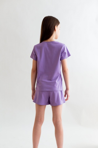 Футболка для дівчаток KOSTA р.134–140 фіолетовий 2157-9 