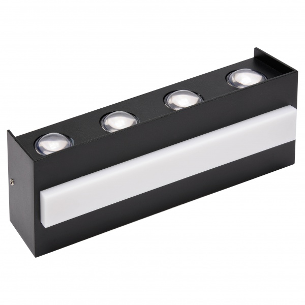 Светильник уличный настенный HOROZ ELECTRIC TWIST-15 1x15 Вт черный 076-042-0015-050 