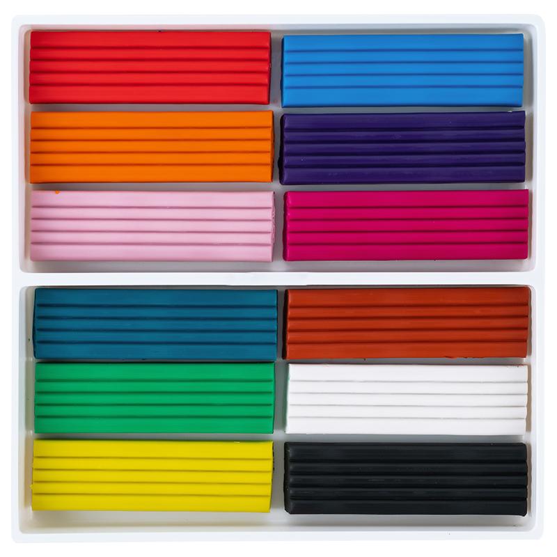 Пластилин восковый 12 цветов 240 г Classic (K-1086) KITE