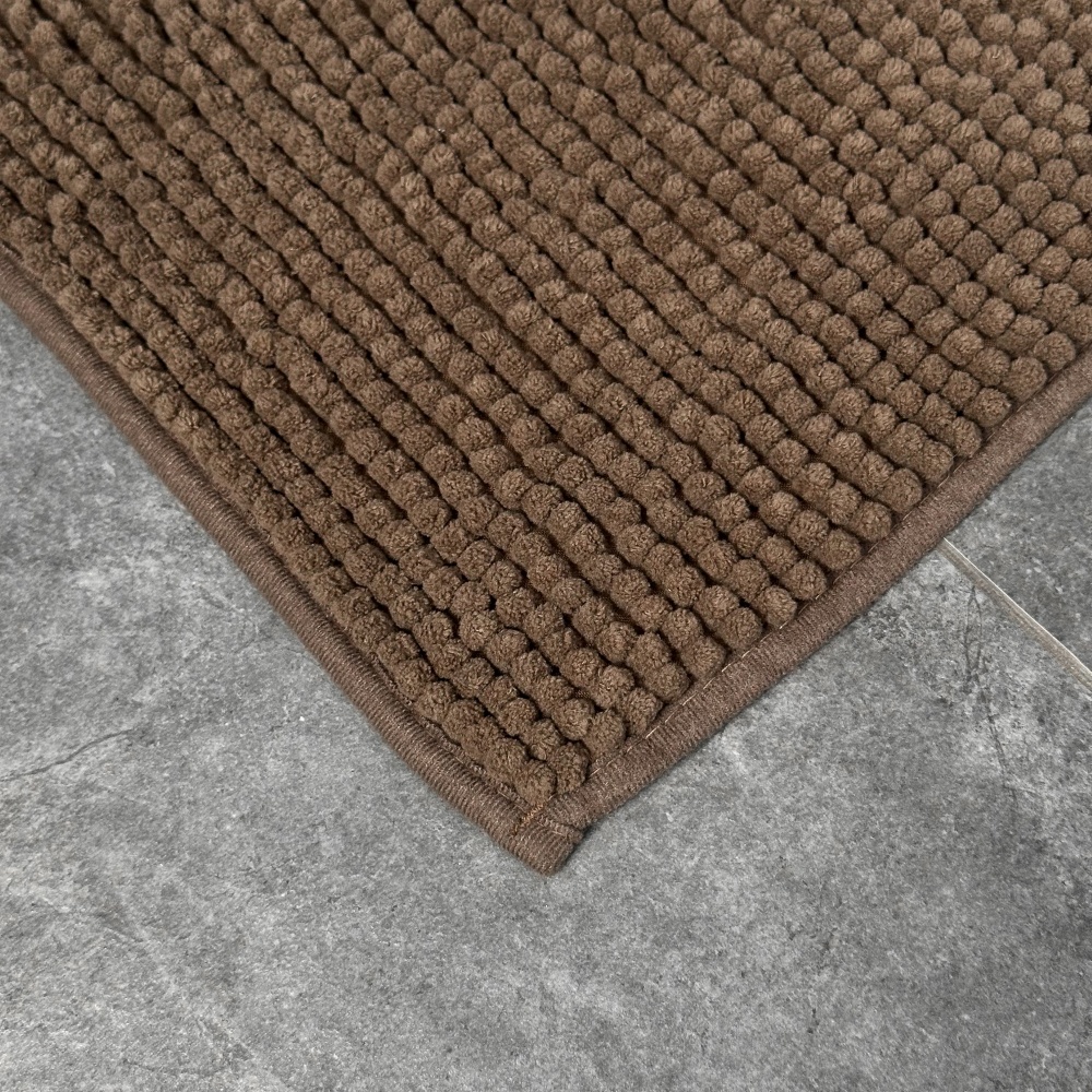 Набор ковриков Dariana Махрамат Стандарт 60x50+60x90 см коричневый