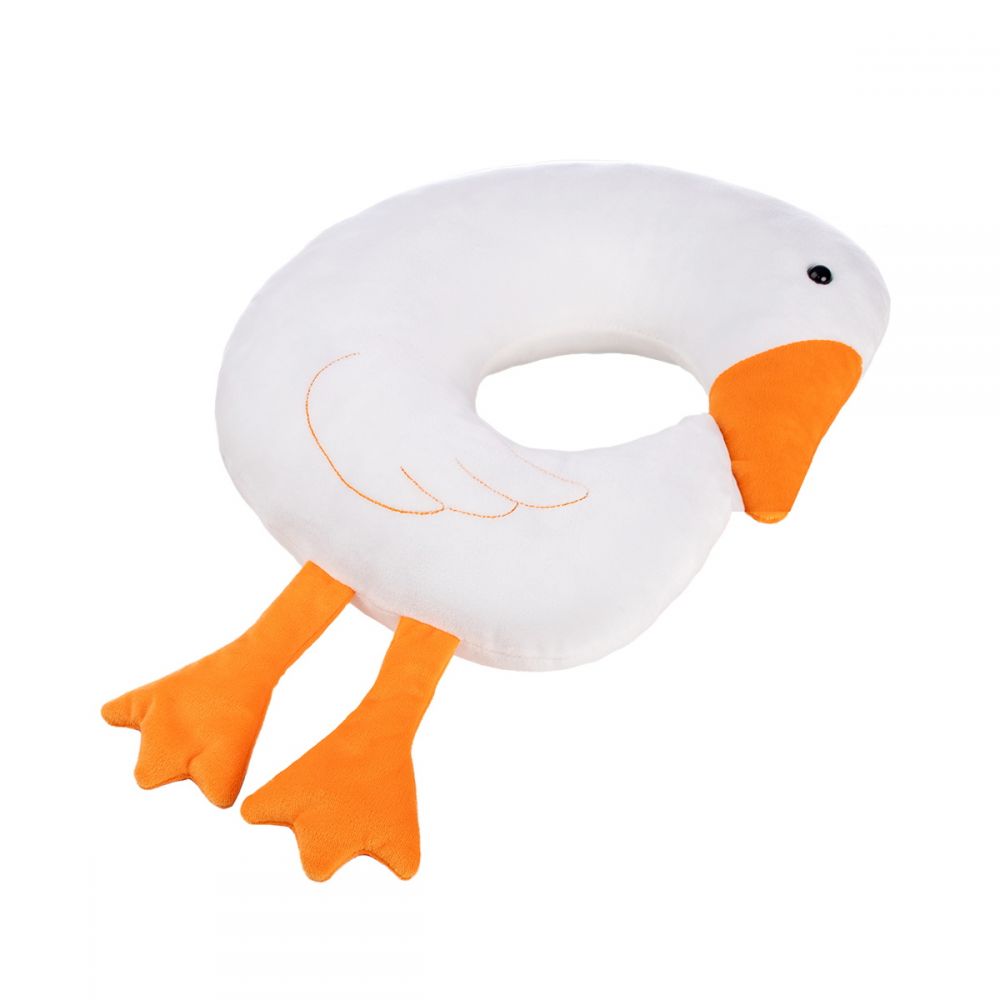 Мягкая игрушка-подушка INKATOYS подарочная Гусь, 30 см 101 Белая DGUS1_SU