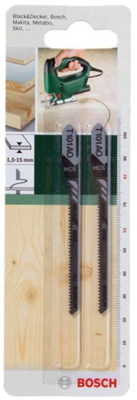 Пилочка для электролобзика Bosch T101AО 2 шт.