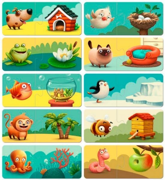 Игрушка-пазл Левеня Мой дом