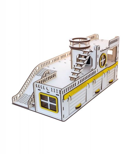 Гараж Good Play 32х57х27 см Гоночная база с подсветкой G 002