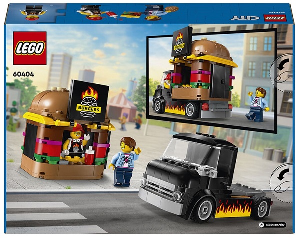 Конструктор LEGO City Вантажівка з гамбургерами 60404