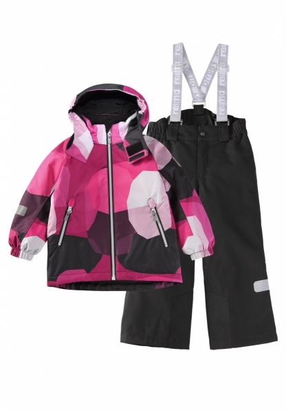 Костюм горнолыжный Reima Hamara 523127-4656 122 малиново-черный
