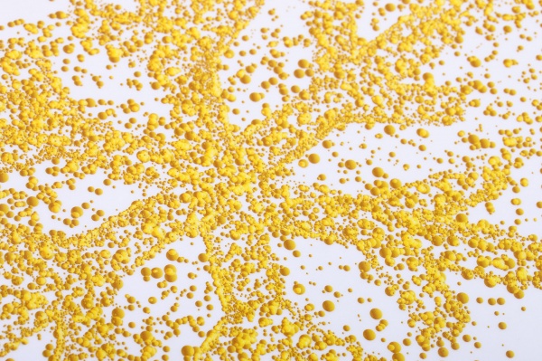 Наклейка декоративна золотиста плівка 40x32 см