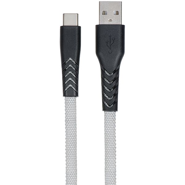 Кабель 2E USB-USB-C 1 м серый (2E-CCTT-1MGR)