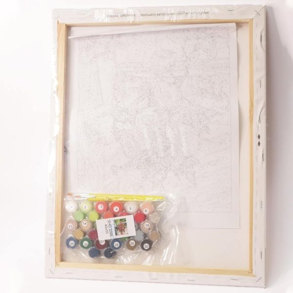 Картина по номерам Яркие колокольчики 50х65 Идейка 