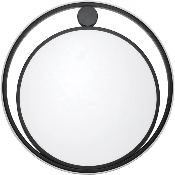 Світильник світлодіодний Hopfen з пультом ДК 80 Вт чорний 3000-6500 К SATELLITE 80W R BK 