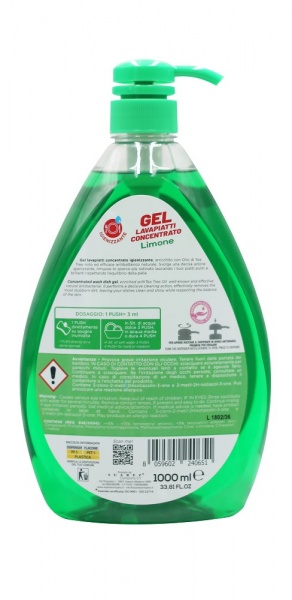 Средство для ручного мытья посуды Eloderma Лимон 1л
