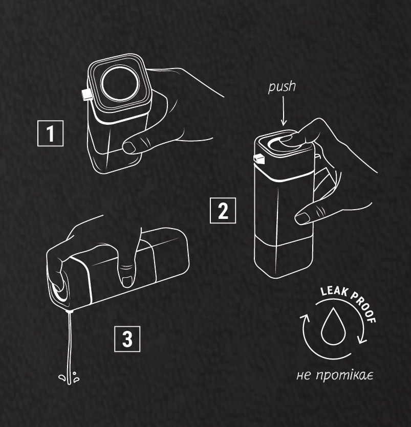 Набор для масла и уксуса Flamberg Premium на подставке Sprinkle 220 мл