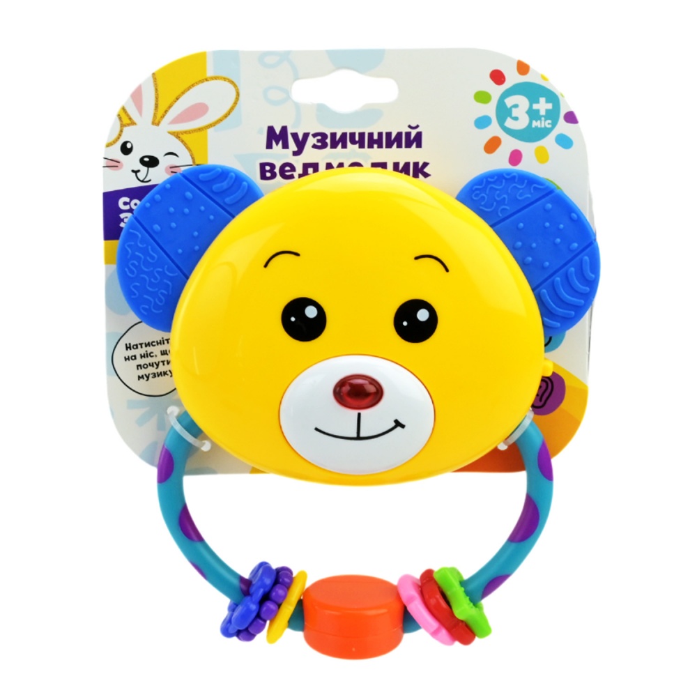 Игрушка-погремушка Країна Іграшок Музыкальный мишка PL-724-75