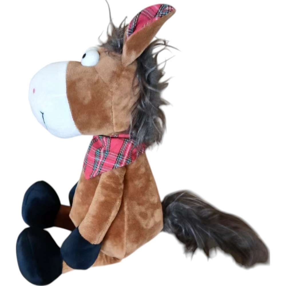 Сувенир текстильный Leo Arts & Crafts лошадка ковбой в ассортименте (LEO25-600 AB/25CM) 25 см