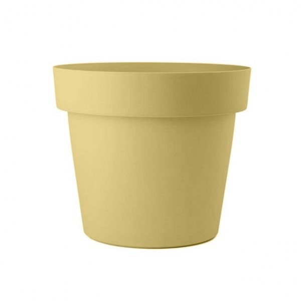 Горшок пластиковый Мелроуз 50 см круглый 50л лен 