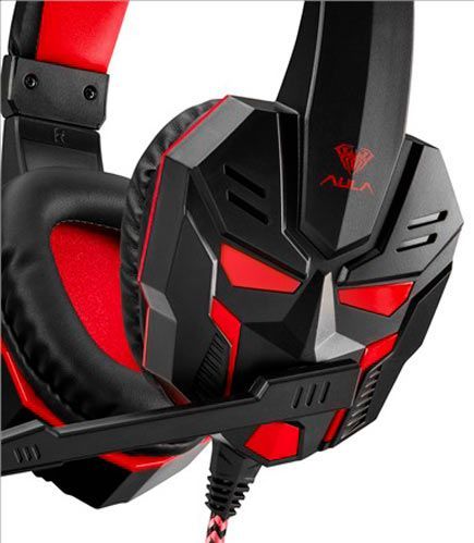 Навушники Aula Prime Basic Gaming Headset black/red 