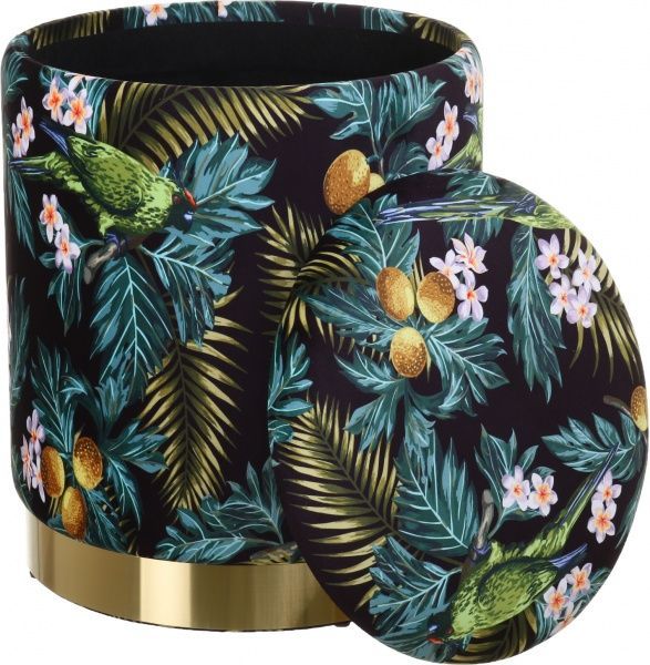 Сундук-пуф Francois Parrot 36х36х44 см черный 