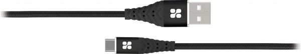 Кабель Promate USB-USB-C 1 м чорний (ccord-1.black) сCord-1 3А 