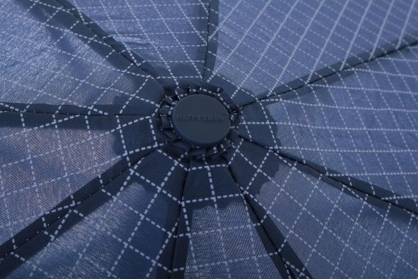 Парасолька Абстракція, складна, автомат синій 