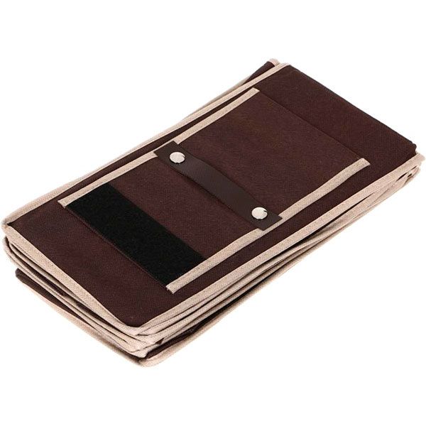 Органайзер текстильний складаний Vivendi 51404774 Brown вертикальний 6 рівневий 840x150x300 мм