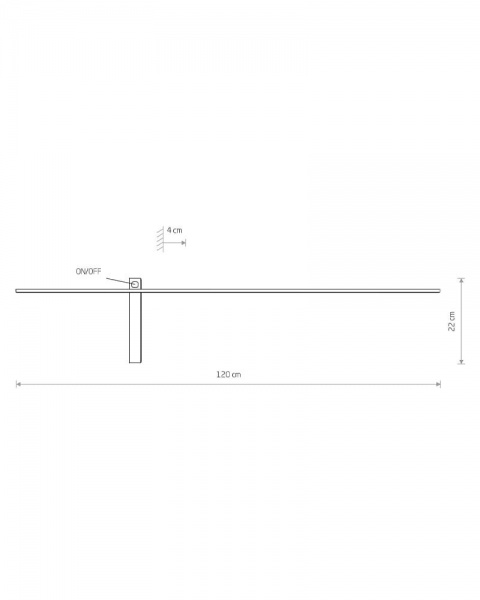 Светильник настенный Nowodvorski Impulse LED 15 Вт черный 8117 