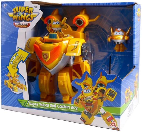 Super Wings Robot Suit Золотой мальчик EU770352